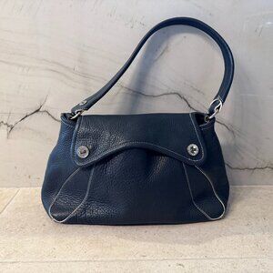 Cole Haan Navy Leather Handbag